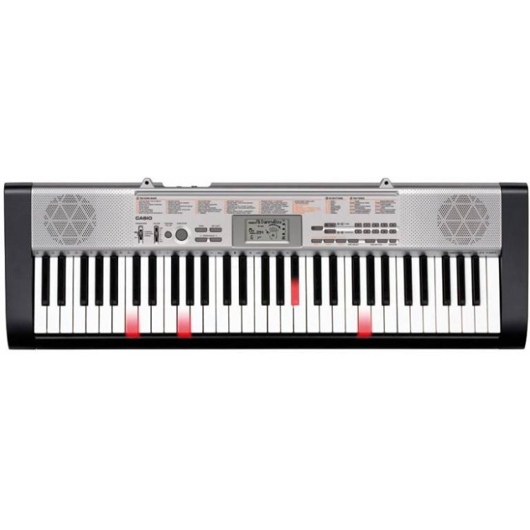 Синтезатор Casio LK-130 61клав. черный/серебристый