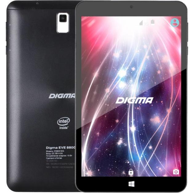 

Digma EVE 8800 3G Wi-Fi и 3G, Черный, Wi-Fi, 16Гб