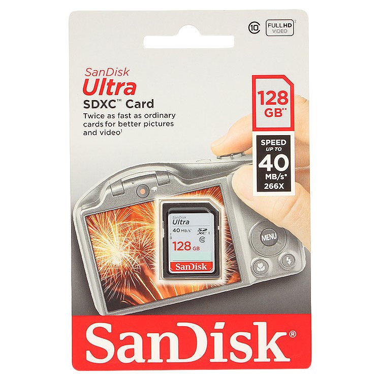 Карта памяти sdhc sandisk sdx 128g x46