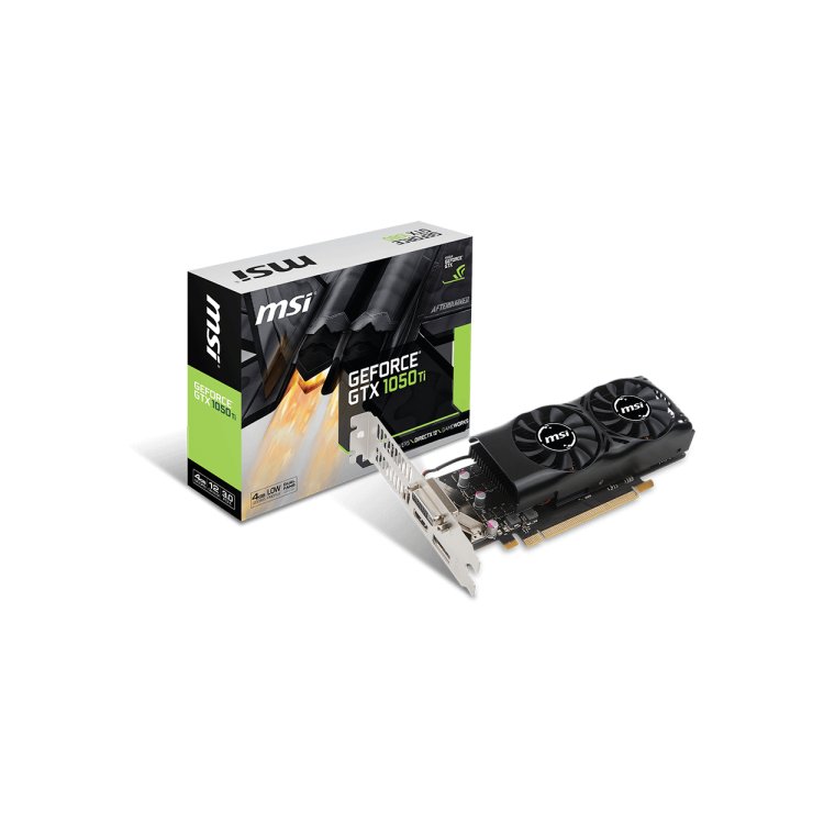 MSI GeForce GTX 1050 Ti 4GT LP 4096 Мб