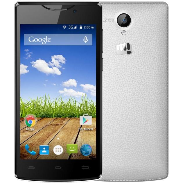 

Micromax Bolt D320 Белый, 4Гб, 2 SIM, 3G