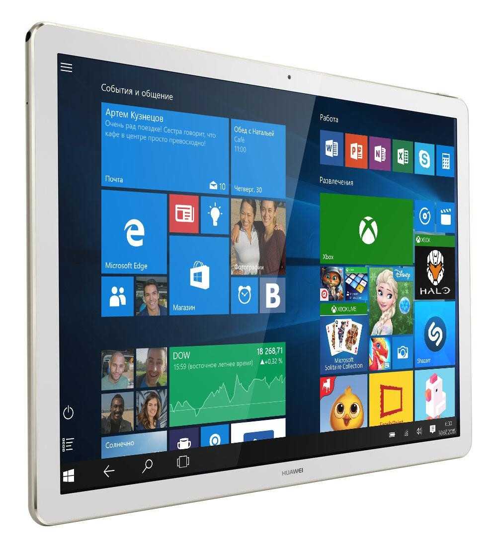 Обзор и видео Huawei Matebook HZ-W19 8Гб, 256Гб, Золотой