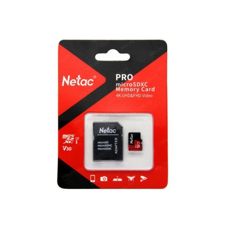 Netac MicroSDHC Memory Card P500 Extreme Pro 16GB