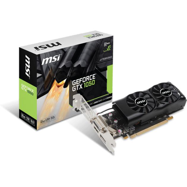 

MSI GTX 1050 2GT LP, 2048Мб, GDDR5