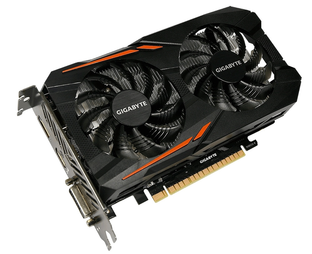 Gigabyte GeForce GTX 1050 OC 2G GV-N1050OC-2GD, 2048Мб, GDDR5 отзывы, цена