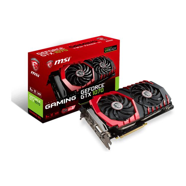 

MSI NVIDIA GeForce GTX 1070 Series PCI-E 16x 3.0, 8192Мб, GDDR5