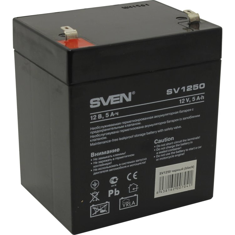 Battery for UPS Sven SV1250 12 В, 5 А*ч