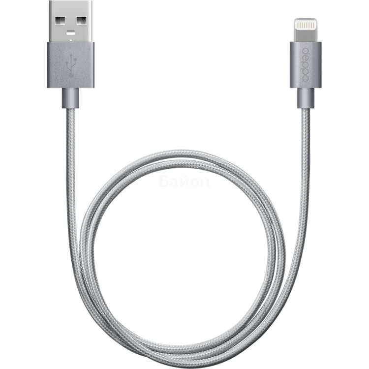 Deppa MFI lightning 8pin-USB 1.2м, Lightning, USB