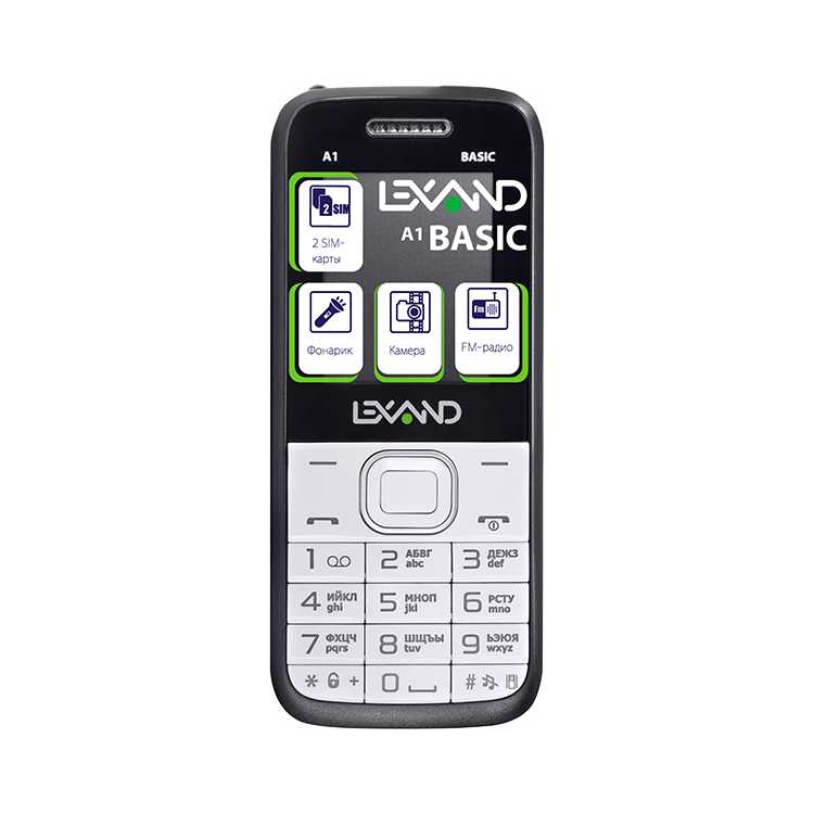 Lexand A1 Basic, 0.032Гб, 2 SIM