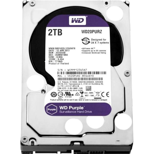 

Western Digital Purple WD20PURX 1.8" HDD