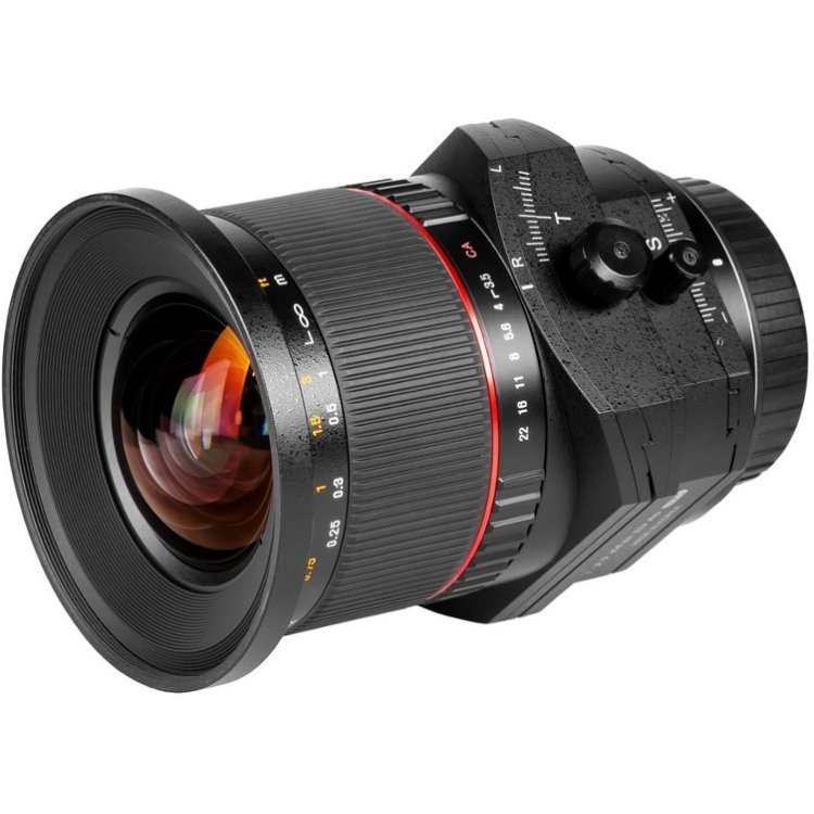 SAMYANG T-S 24mm f/3.5 AS ED UMC Canon EF Широкоугольный, Canon EF, Совместимость с полнокадровыми фотоаппаратами
