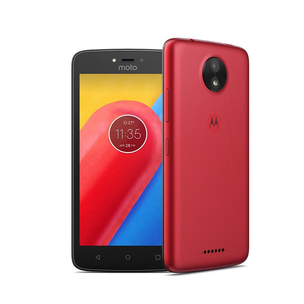 Смартфон Motorola Moto C Plus XT1723, цена телефона. Цвет красный