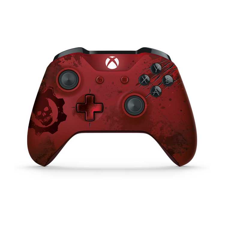 Беспроводной геймпад Xbox – Gears of War 4 Crimson Omen лимитированной серии