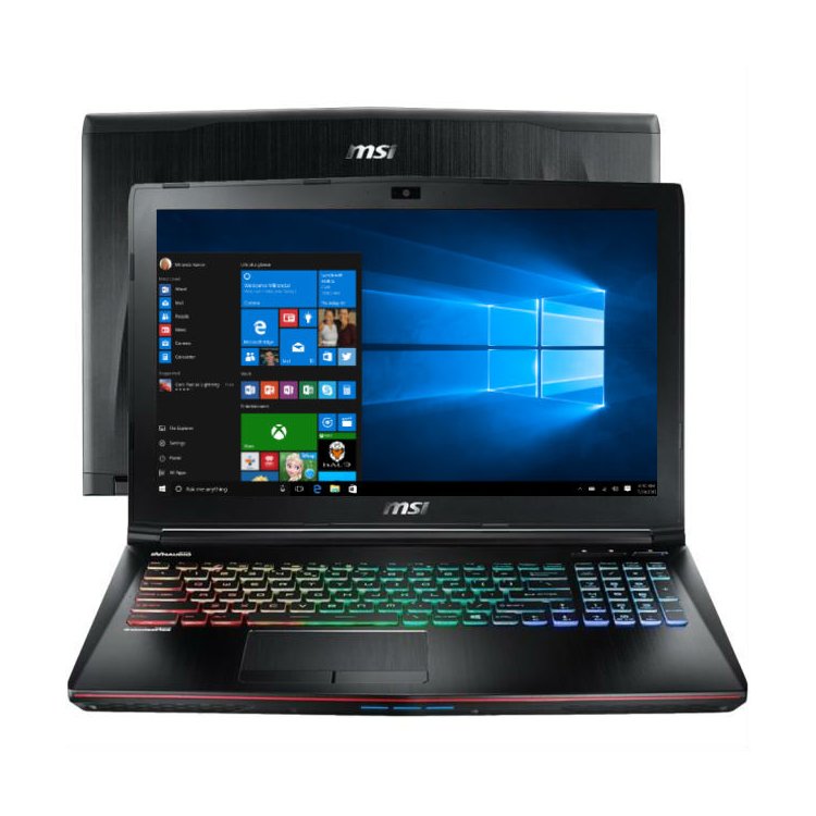 MSI GE62 7RF-496RU 15.6", Intel Core i7, 2800МГц, 8Гб RAM, DVDRW, 1000Гб+128Гб SSD, Windows 10