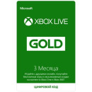 Xbox Live : Gold карта подписки на 3 месяца