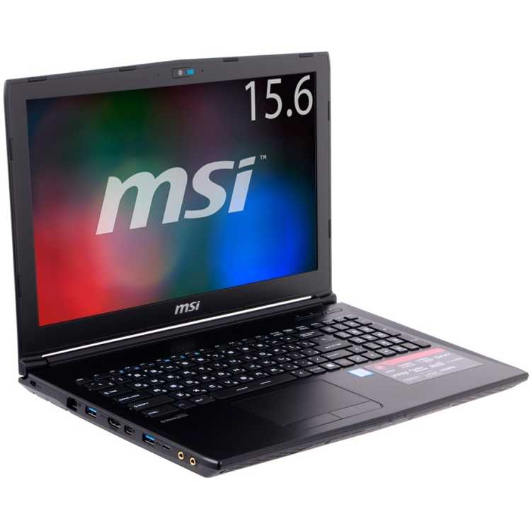 MSI GL62 6QD-009XRU 15.6", Intel Core i5, 2300МГц, 8Гб RAM, DVD-RW, 1Тб, Wi-Fi, DOS, Bluetooth