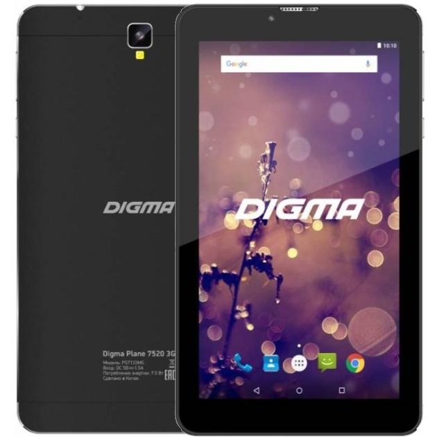 

Digma Plane 7520 Wi-Fi и 3G, Черный, 16Гб