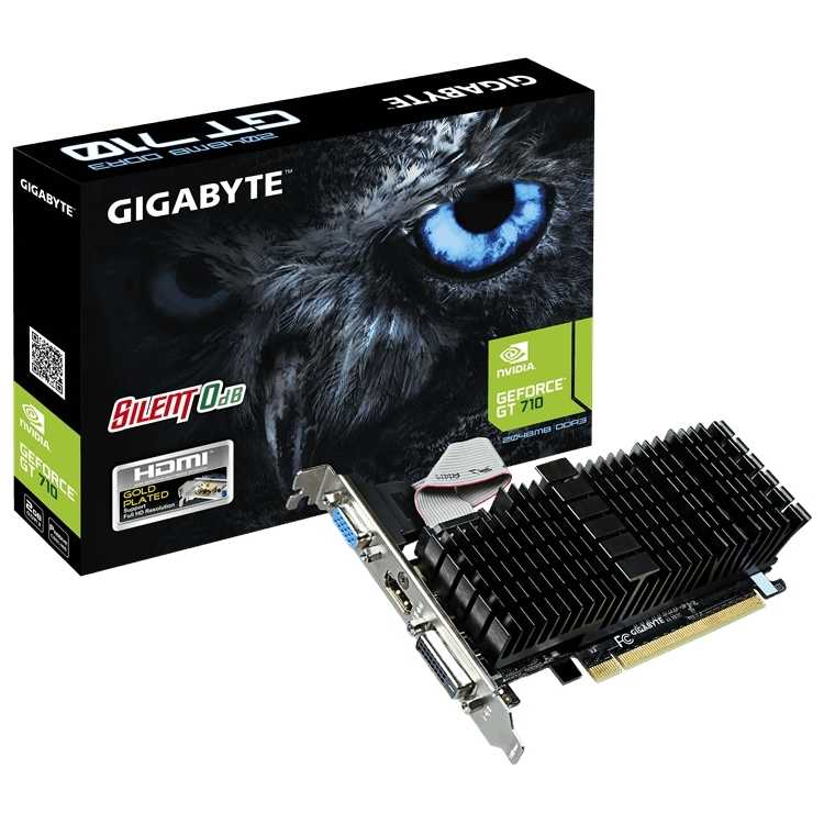 Gigabyte GeForce 700 Series 2048Мб, GDDR, 954MHz, GV-N710SL-2GLV2.0