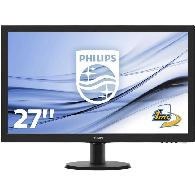 

Philips 273V5LHAB 27", Черный, DVI, HDMI, Full HD