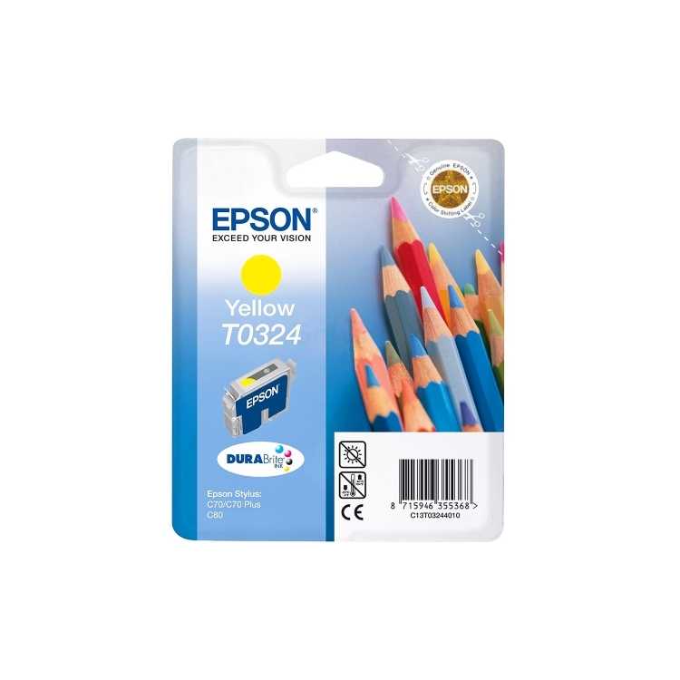 Epson C13T03244010, Картридж струйный, Стандартная, нет