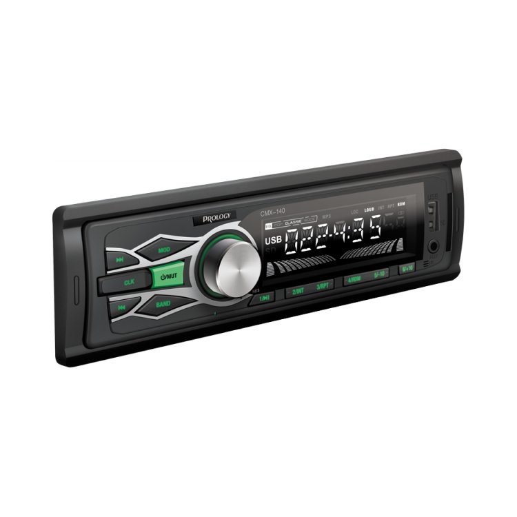 Prology CMX-140 1 DIN, зелёная подсветка