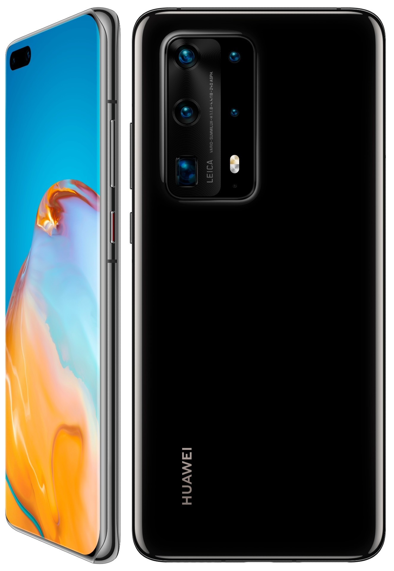 Смартфон Huawei P40 Pro Plus Black Ceramic, цена телефона. Цвет черный