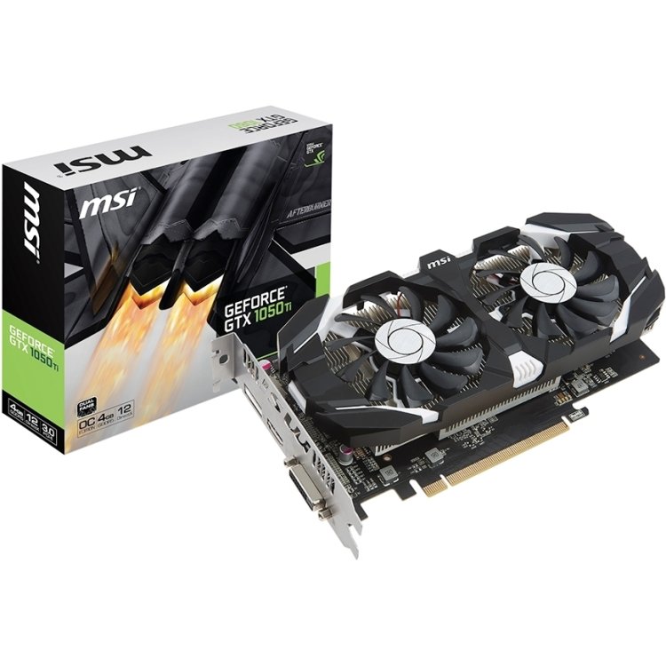 MSI GeForce GTX 1050 TI 4G OC