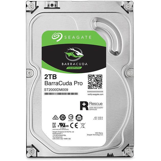 

SEAGATE Barracuda Pro ST2000DM009, 2Тб, HDD, SATA III, 3.5"