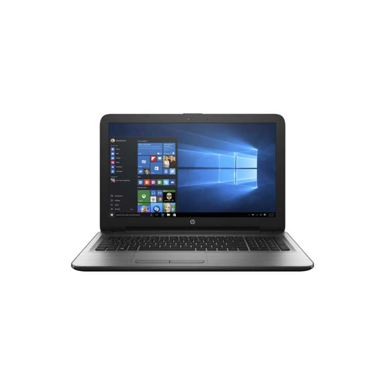 HP15 15-ay500ur 15.6", Intel Pentium, 1600МГц, 4Гб RAM, DVD-RW, 500Гб, Серебристый, Wi-Fi, Windows 10, Bluetooth