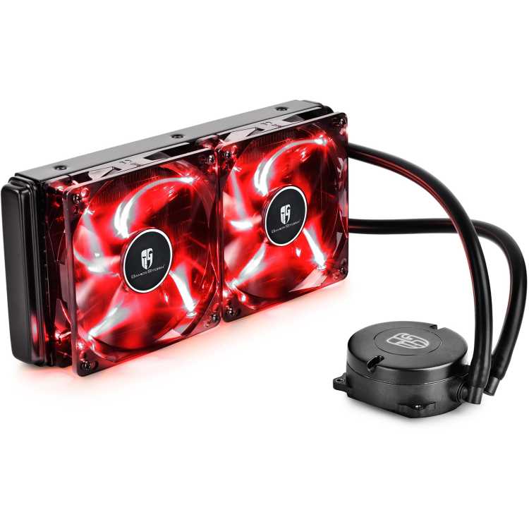 Deepcool Maelstrom 240T Красная подсветка