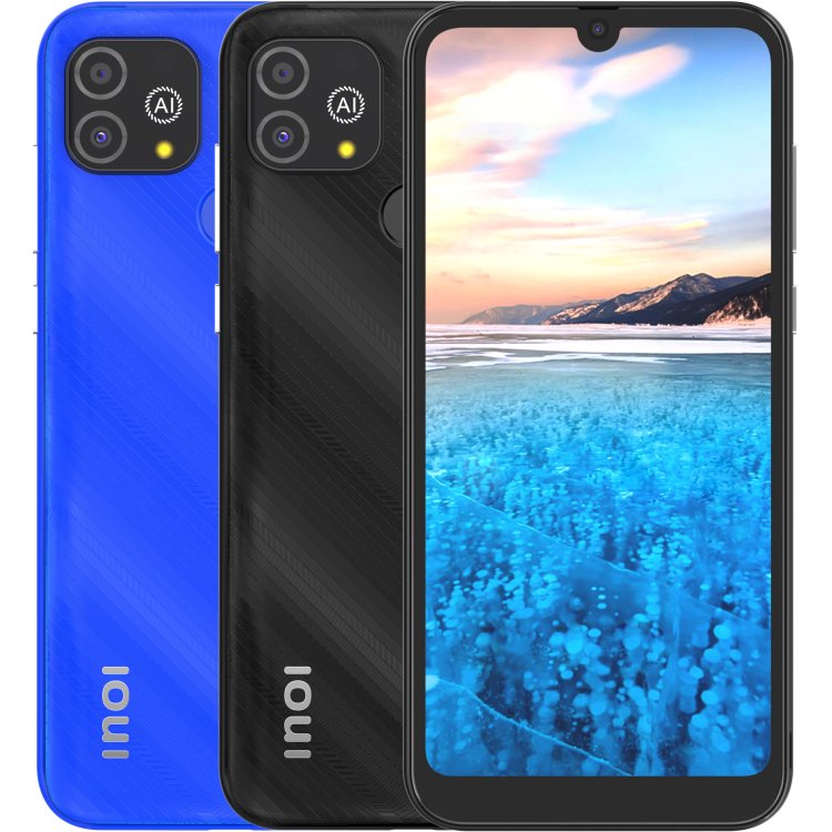 Смартфон INOI A62 Lite, цена телефона. Цвет голубой