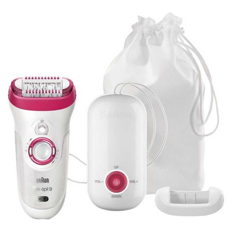 Braun 9-527 Silk-epil 9 в комплекте радио для душа