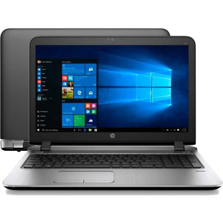 HP ProBook 450 G3 W4P23EA 15.6", Intel Core i3, 2.3МГц, 4Гб RAM, DVD-RW, 500Гб, Черный, Windows 7, Windows 10, Wi-Fi, Bluetooth