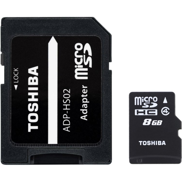 Toshiba THN-M102K0080M2 microSDHC, 8Гб, Class 4