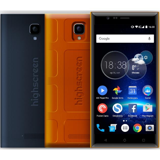

Highscreen Boost 3 SE Синий + оранжевая крышка